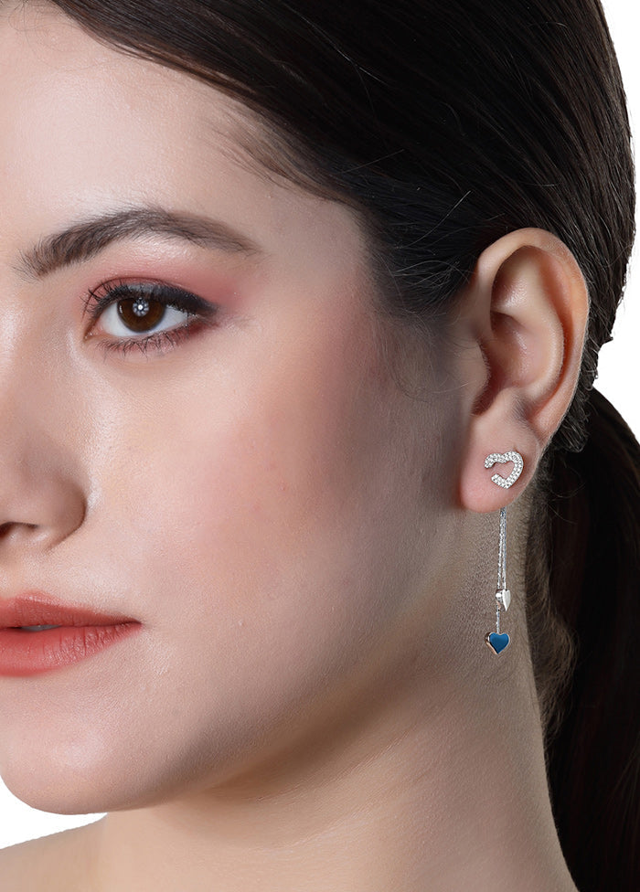 925 Sterling Silver Glossy Earrings