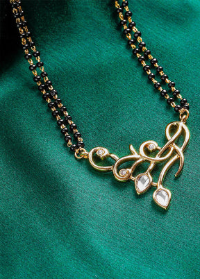 Gold Plated Nestled Mangalsutra Necklace - Indian Silk House Agencies