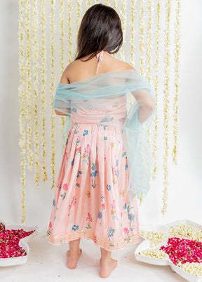 Pink Silk Lehenga For Girls - Indian Silk House Agencies