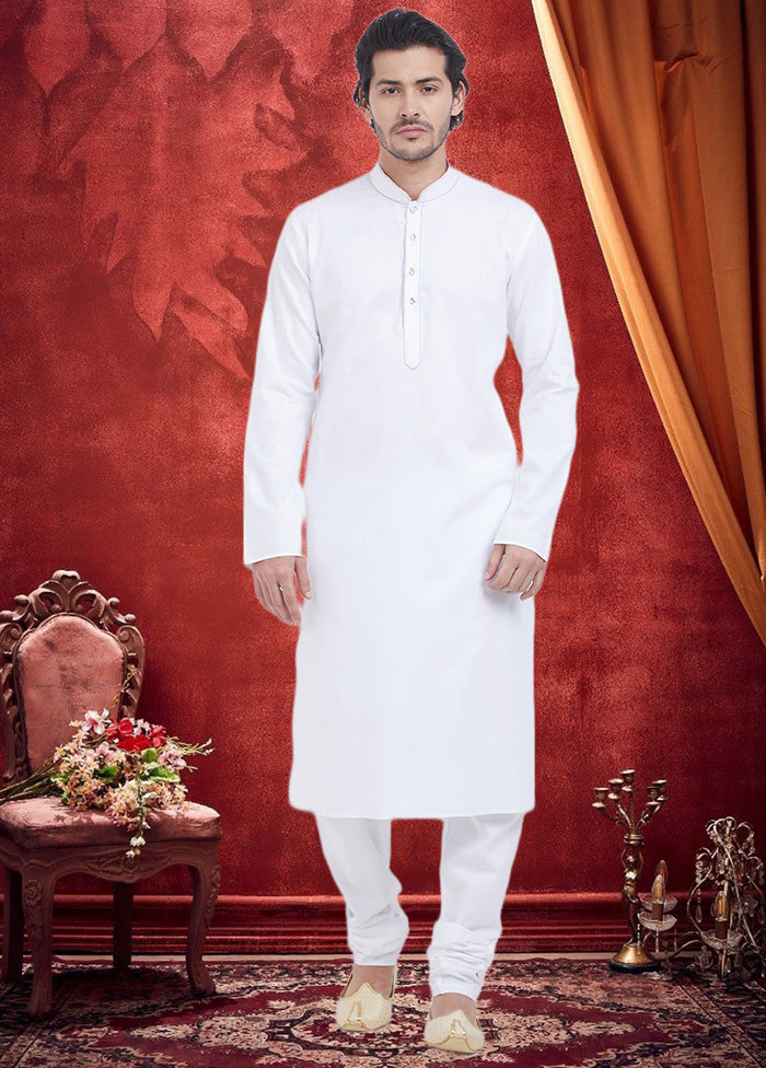 Off White Cotton Kurta