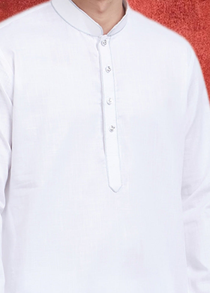 Off White Cotton Kurta