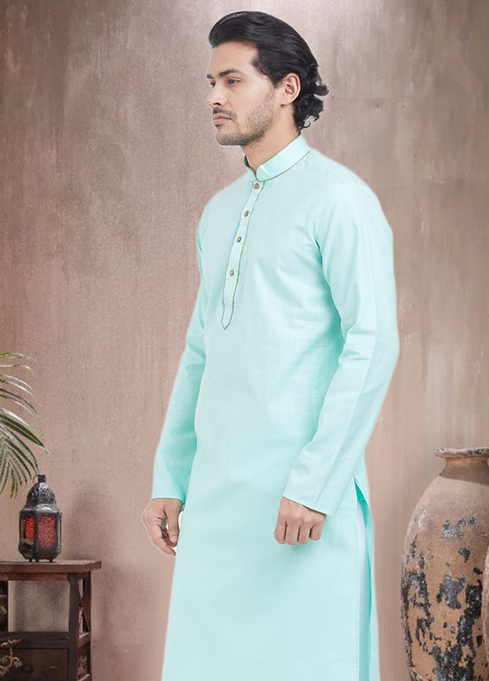 Light Green Cotton Kurta