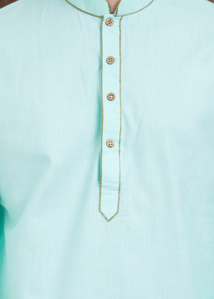 Light Green Cotton Kurta