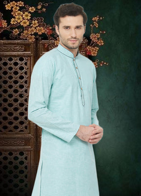 Blue Cotton Kurta