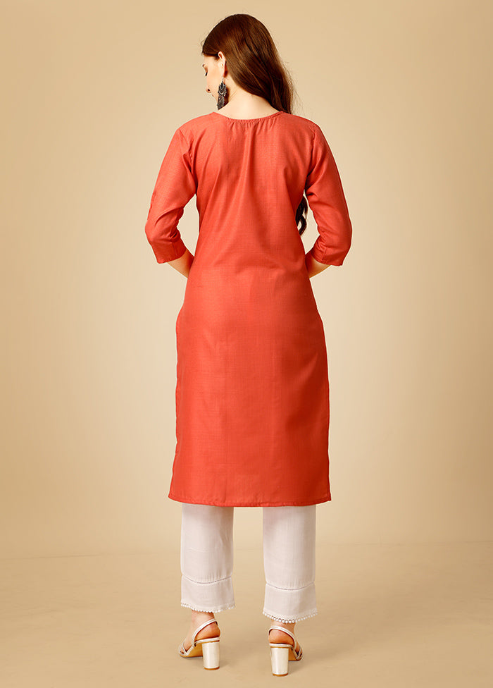 2 Pc Coral Readymade Cotton Kurti Set - Indian Silk House Agencies