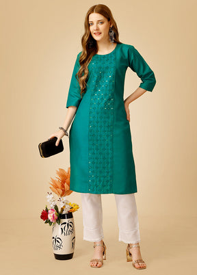 2 Pc Rama Readymade Cotton Kurti Set - Indian Silk House Agencies