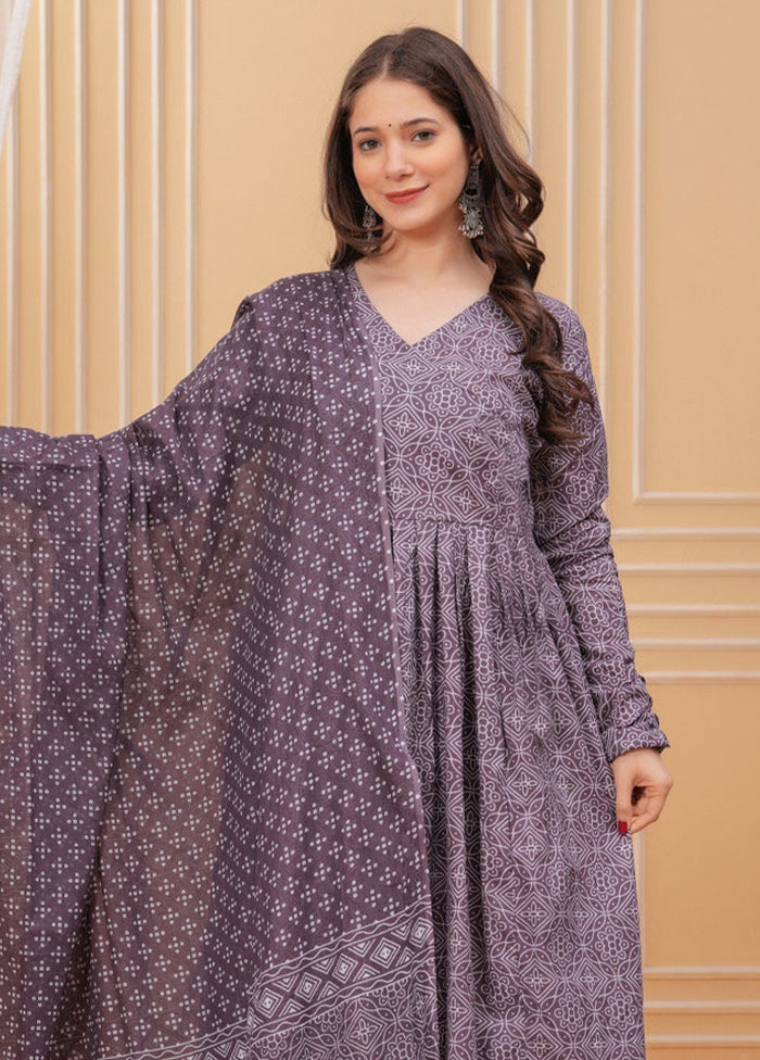 3 Pc Wine Silk Suit Set