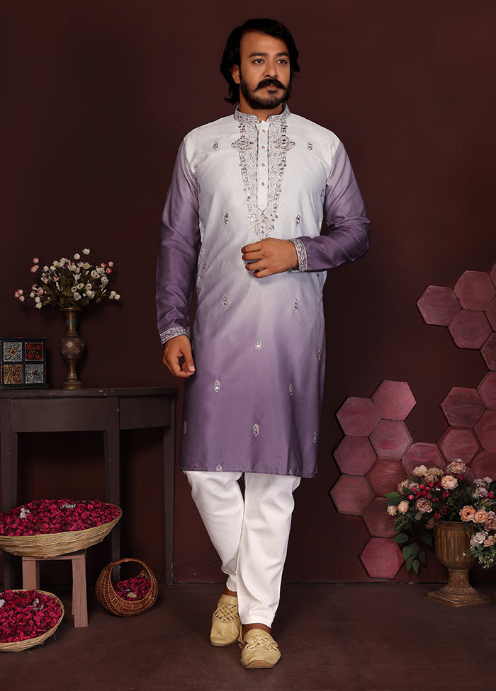 Multicolor Cotton Kurta & Pajama Set
