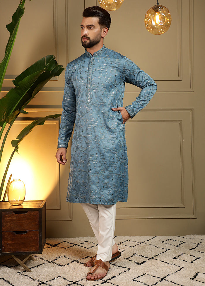 Multicolor Cotton Kurta & Pajama Set