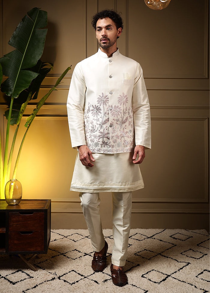 Pink Silk Kurta & Pajama Set