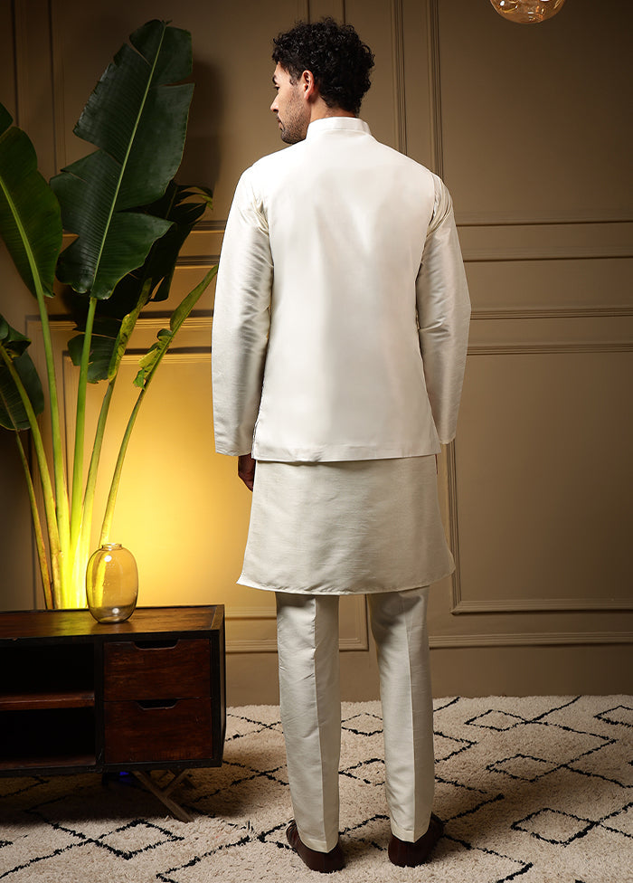 Pink Silk Kurta & Pajama Set