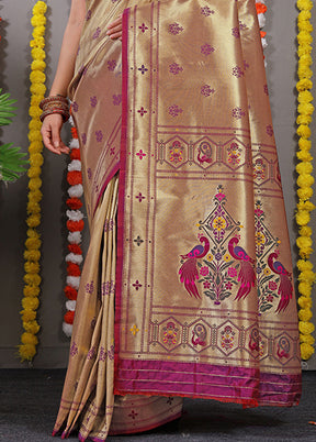 Wine Dupion Silk Saree With Blouse Piece