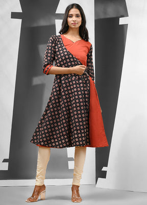 Red Readymade Cotton Kurti - Indian Silk House Agencies