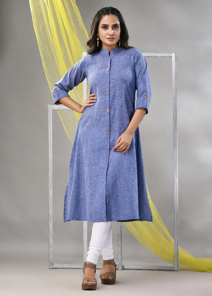 Lilac Readymade Cotton Kurti - Indian Silk House Agencies