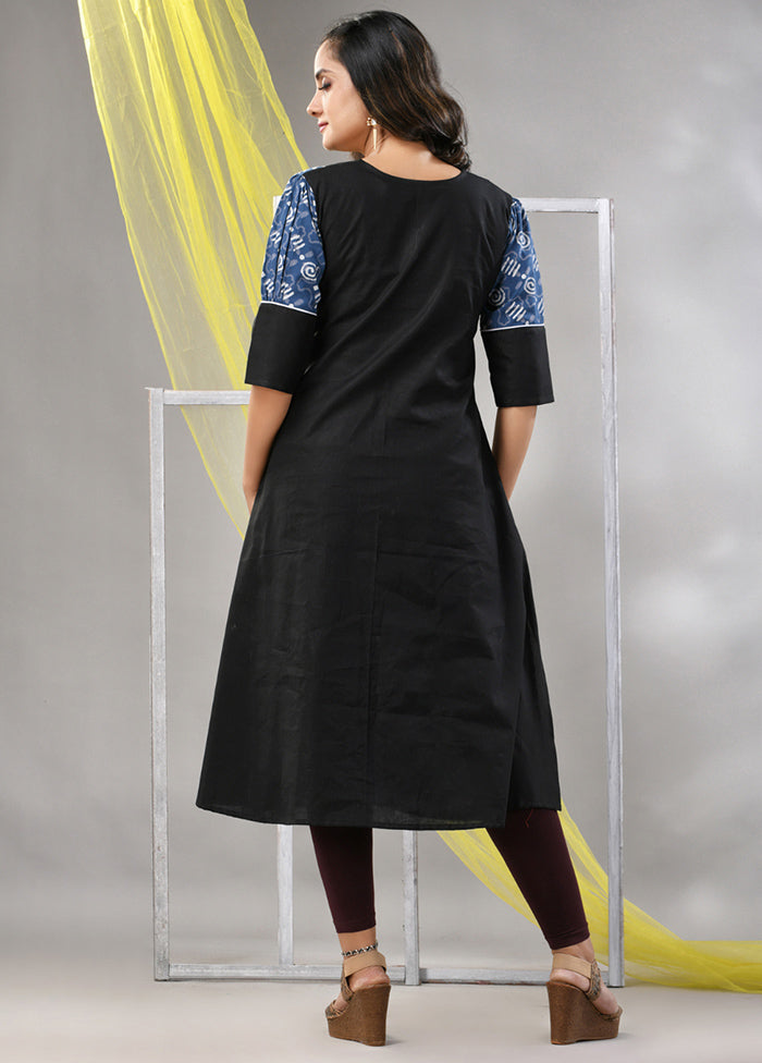 Blue Readymade Cotton Kurti - Indian Silk House Agencies