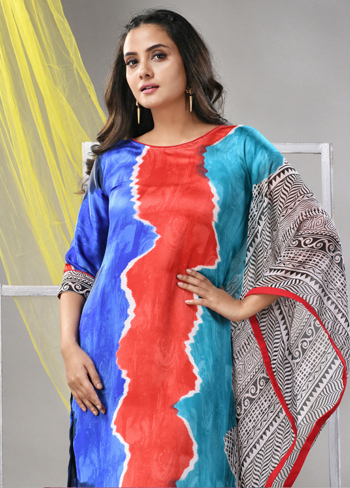 Multicolor Readymade Silk Kurti - Indian Silk House Agencies