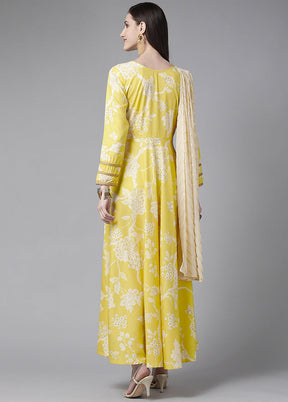 Yellow Readymade Silk Woven Kurti VDKSH1403271 - Indian Silk House Agencies