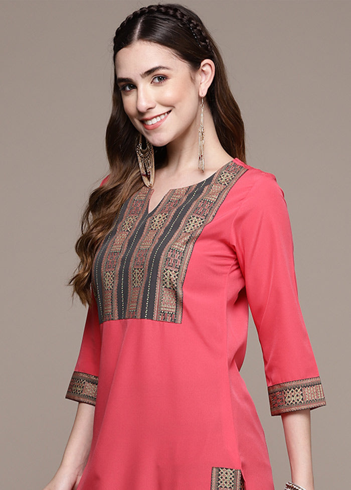 2 Pc Coral Readymade Silk Kurti Set VDKSH1403304 - Indian Silk House Agencies