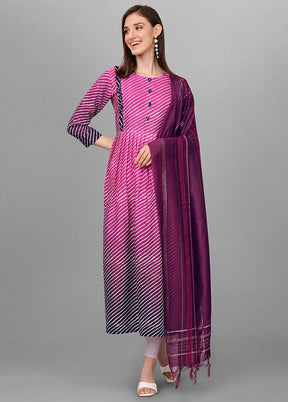 2 Pc Purple Readymade Rayon Kurti Set VDKSH11052052 - Indian Silk House Agencies