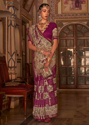 Pink Dupion Silk Saree With Blouse Piece - Indian Silk House Agencies