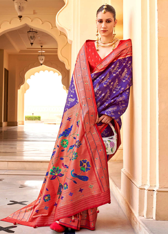 Pink Dupion Silk Saree With Blouse Piece - Indian Silk House Agencies