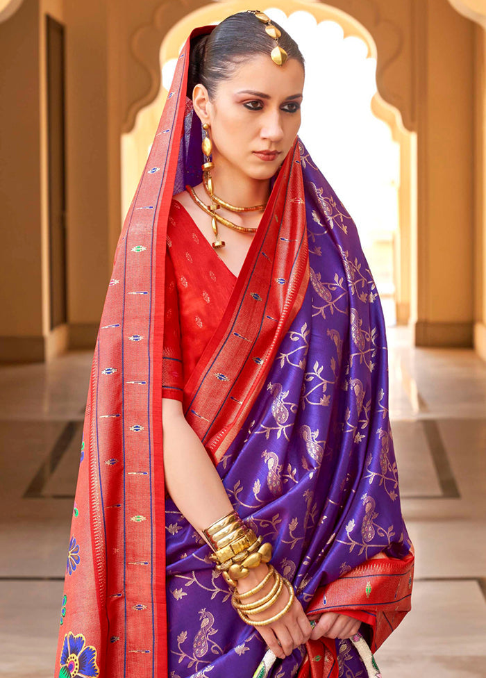 Pink Dupion Silk Saree With Blouse Piece - Indian Silk House Agencies