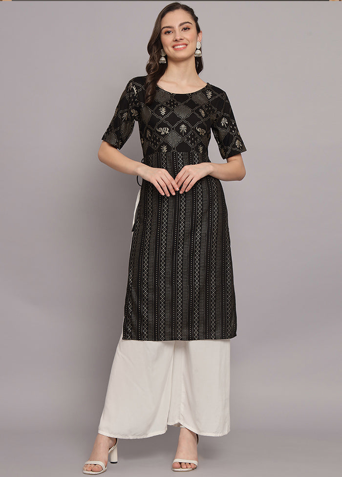 Black Readymade Viscose Kurti