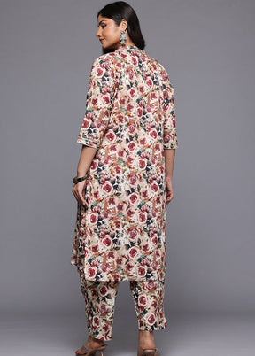 2 Pc Multicolor Pure Readymade Cotton Kurti Set