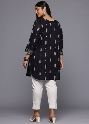 Black Readymade Cotton Tunic