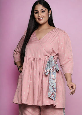 Pink Readymade Rayon Tunic