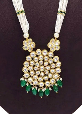 Green Kundan Jewellery Set - Indian Silk House Agencies