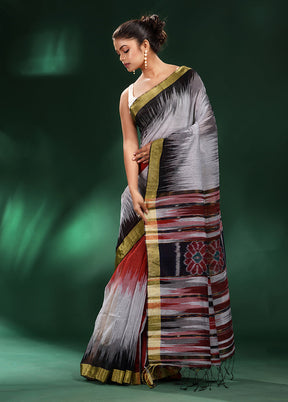 Multicolor Cotton Saree With Blouse Piece - Indian Silk House Agencies