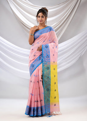 Baby Pink Tissue Saree With Blouse Piece - Indian Silk House Agencies