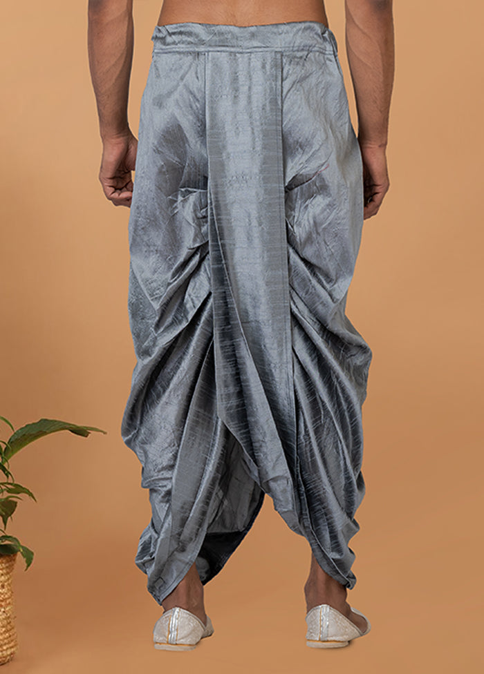 Grey Silk Ethnic Bottom Wear