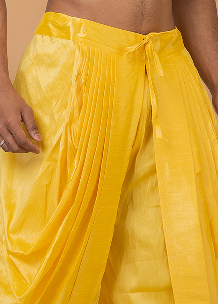 Yellow Silk Ethnic Bottom Wear