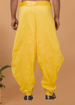 Yellow Silk Ethnic Bottom Wear