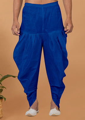 Blue Silk Ethnic Bottom Wear