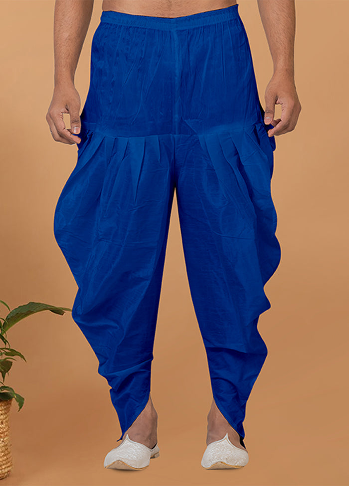 Blue Silk Ethnic Bottom Wear