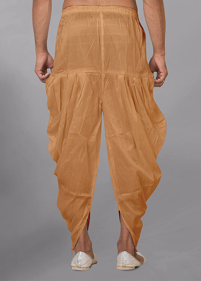 Brown Silk Ethnic Bottom Wear