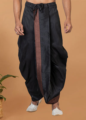 Black Silk Ethnic Bottom Wear