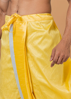 Yellow Silk Ethnic Bottom Wear