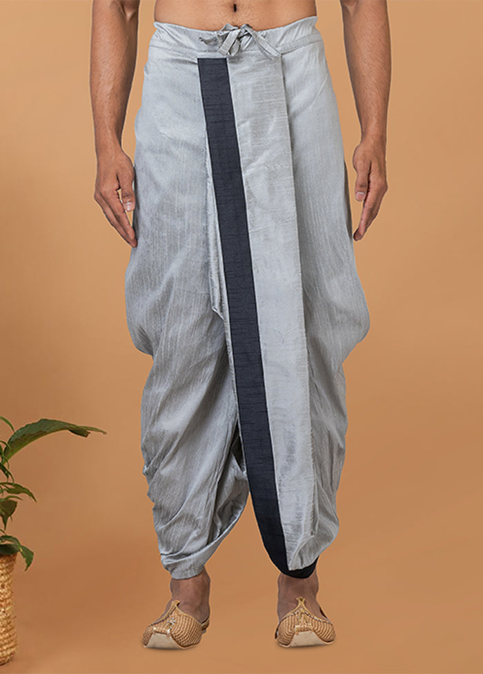 Grey Silk Ethnic Bottom Wear