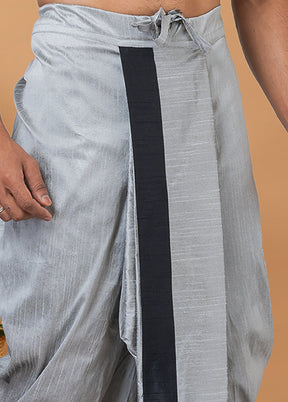 Grey Silk Ethnic Bottom Wear