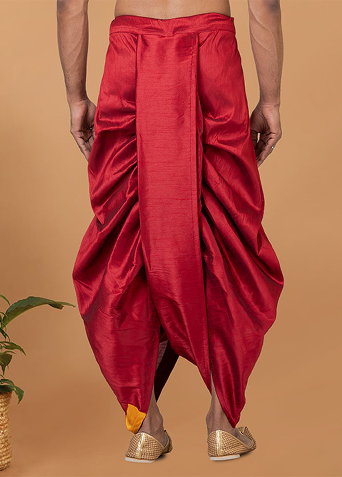 Multicolor Silk Ethnic Bottom Wear