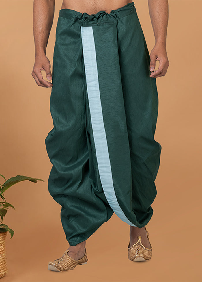 Green Silk Ethnic Bottom Wear