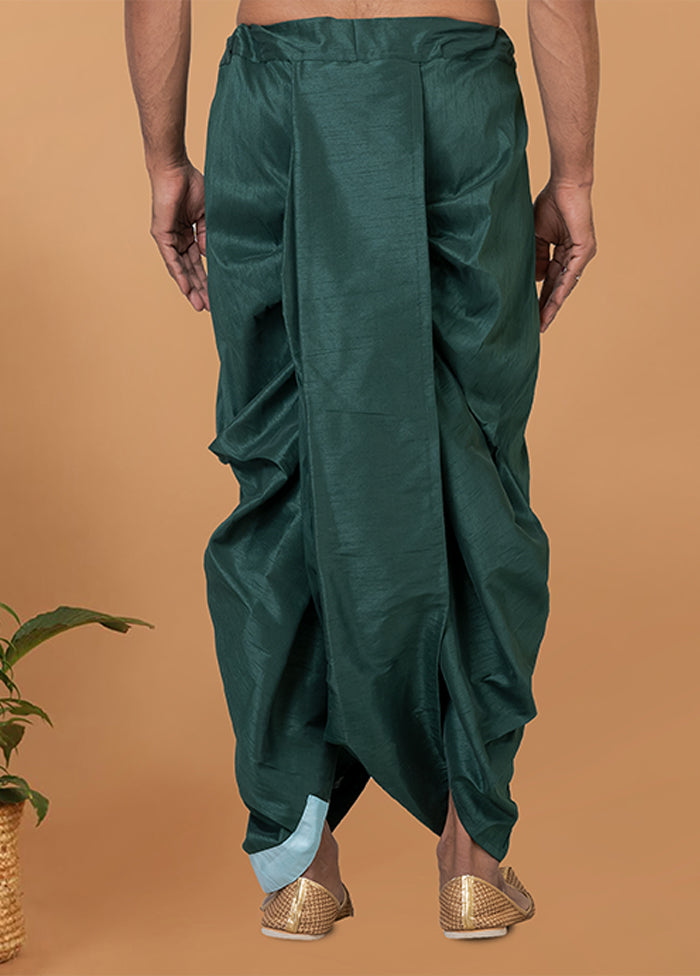 Green Silk Ethnic Bottom Wear