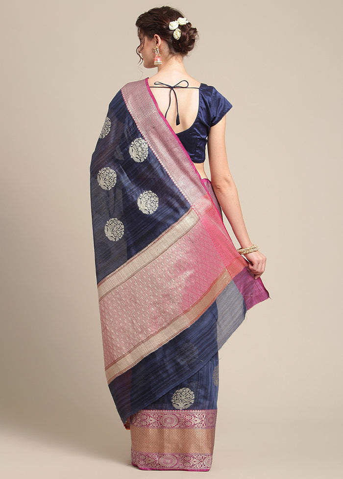 Grey Silk Zari Saree Without Blouse Piece - Indian Silk House Agencies