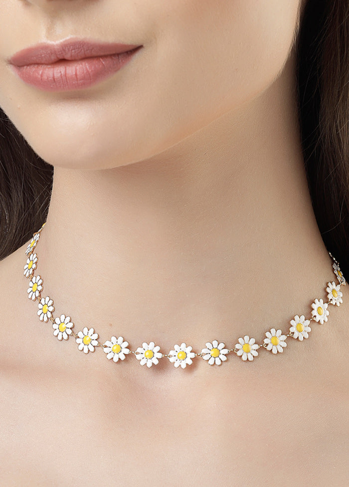 Multicolor Alloy Glossy Necklace