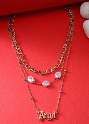 Multicolor Alloy Glossy Necklace