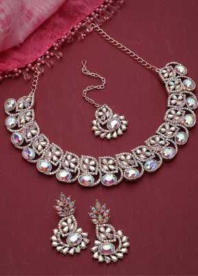 Multicolor Alloy Glossy Jewellery Set